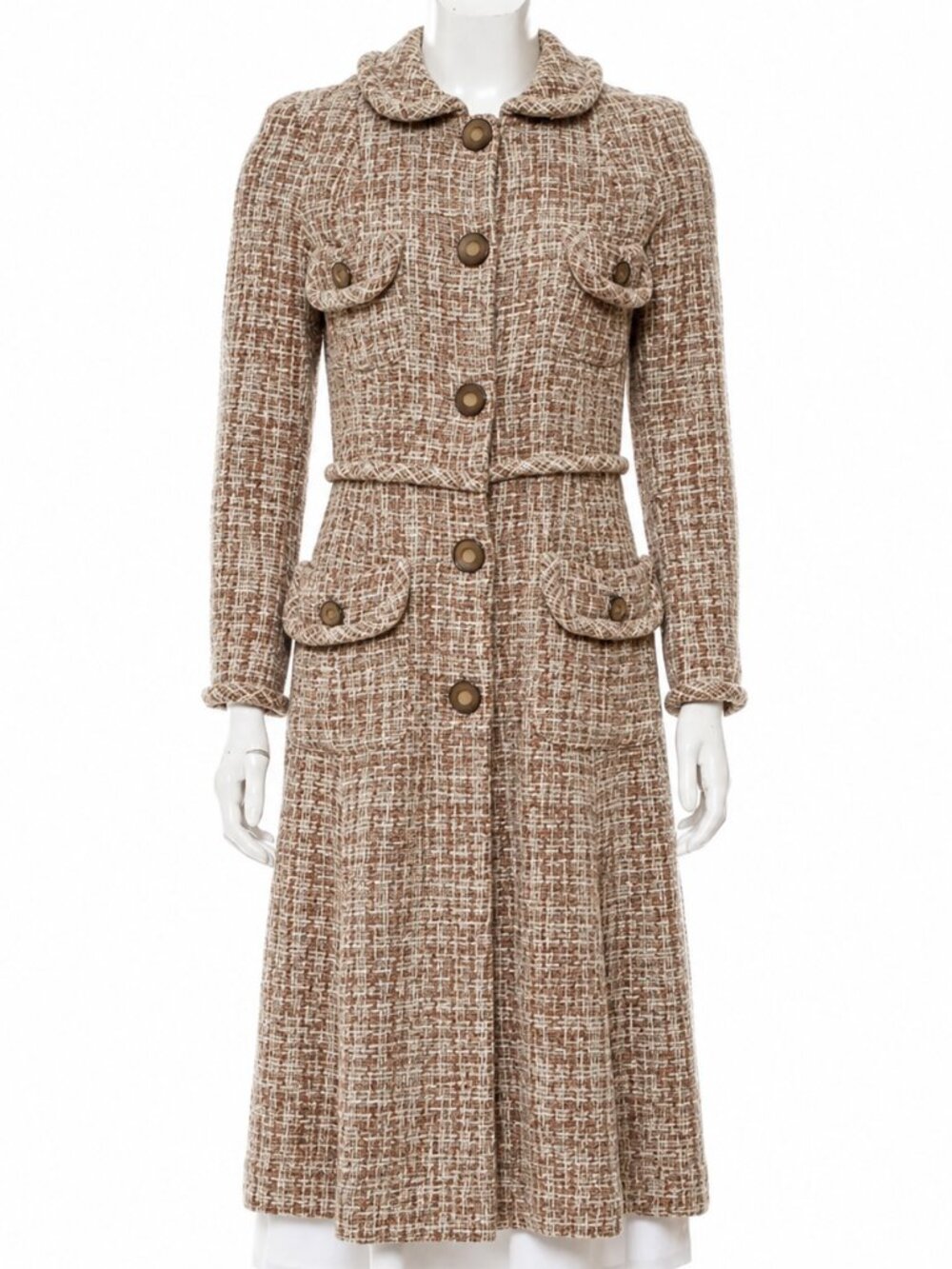 Vintage Marc Jacobs F/W 2004 Tweed Dress Coat